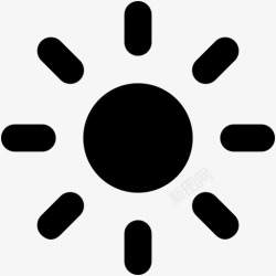 sun字体sunbrightnesslight图标高清图片