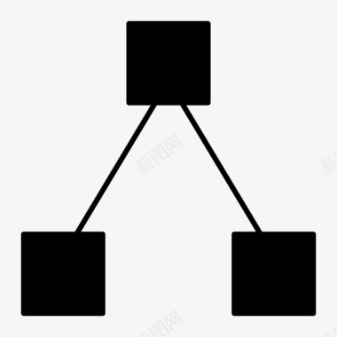 组织夏令营树状结构网络组织结构图标图标