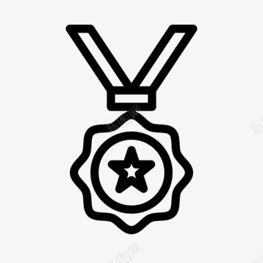 勇敢荣誉奖章图标图标