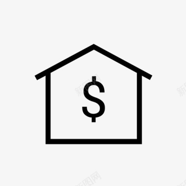房屋贷款债务房屋图标图标