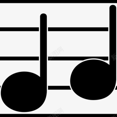 音符乐谱图标图标