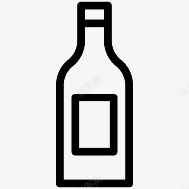 酒瓶香槟瓶饮料瓶图标图标