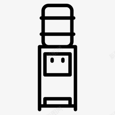 家用吹风机饮水机冷却器饮水机瓶图标图标