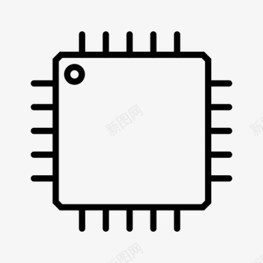 硬件处理器芯片硬件图标图标