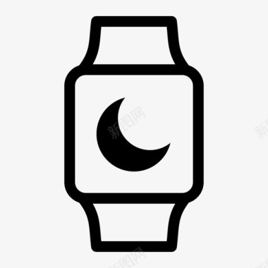 戴手表的男人睡眠模式苹果手表请勿打扰图标图标
