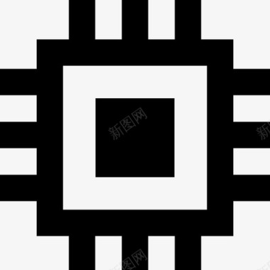 处理器芯片amd英特尔图标图标