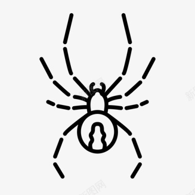 寡妇蜘蛛动物虫子图标图标