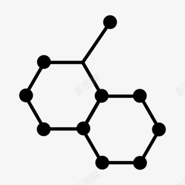 分子圈分子化学实验室图标图标