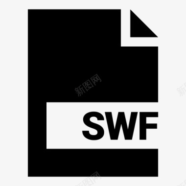 流行卡通美女swf文档扩展名图标图标