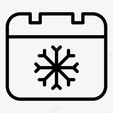 冬历圣诞节雪天图标图标