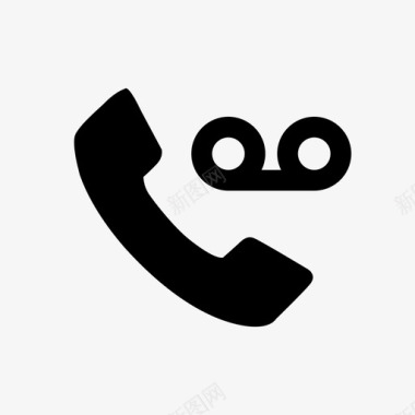 语音信箱电话呼叫电话图标图标