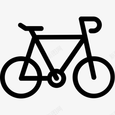 自行车骑行交通图标图标