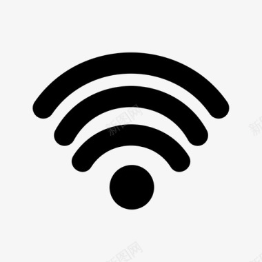 无线网信号wifi天线调制解调器图标图标