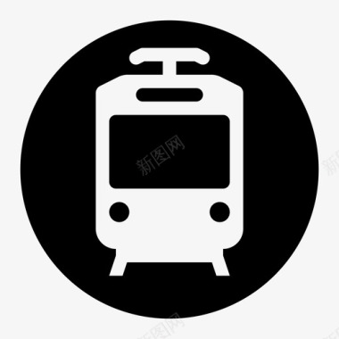 地铁和公交轻轨地铁公共交通图标图标