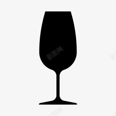 酒杯品酒图标图标