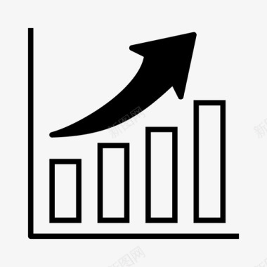 条形矢量条形图面积图图表图标图标