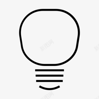 灯泡创意营销项目图标图标