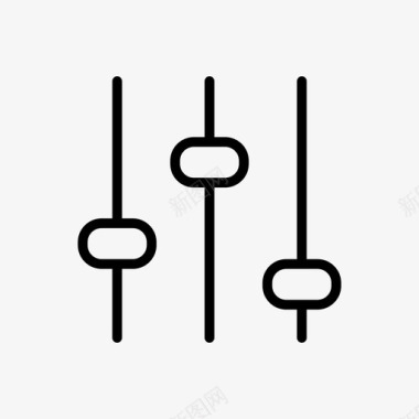 切换均衡器调整选项图标图标