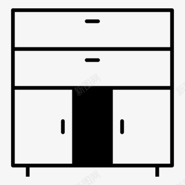 橱柜衣柜报价单橱柜办公桌家具图标图标