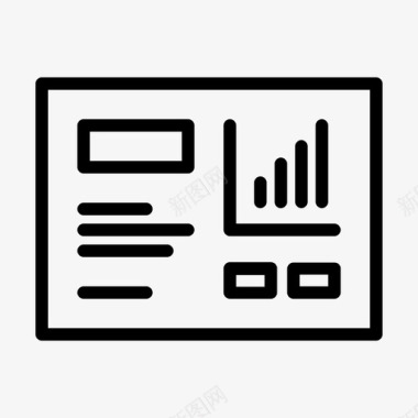 数据图工作报表图分析数据图标图标