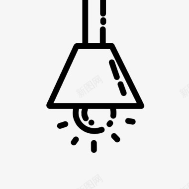 网格装置灯固定装置图标图标