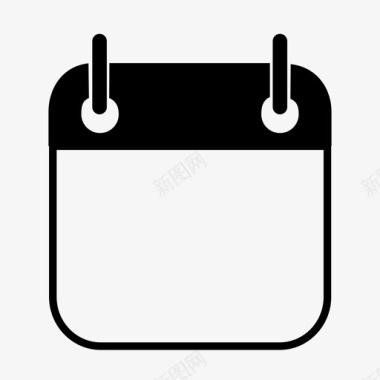 日期新鲜便笺约会日历图标图标