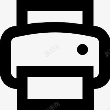 激光特效背景打印机传真机喷墨打印机图标图标