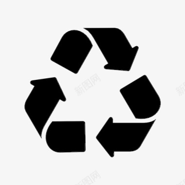 回收护理绿色图标图标