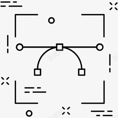 塞尔贝塞尔工具钢笔贝塞尔钢笔工具图标图标