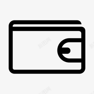 钱包卡座现金钱包图标图标