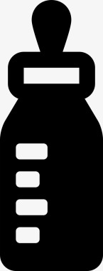 婴儿奶瓶儿童饲料图标图标
