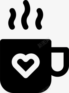 可爱咖啡杯咖啡杯杯子饮料图标图标