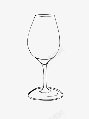 酒杯红酒葡萄酒图标图标