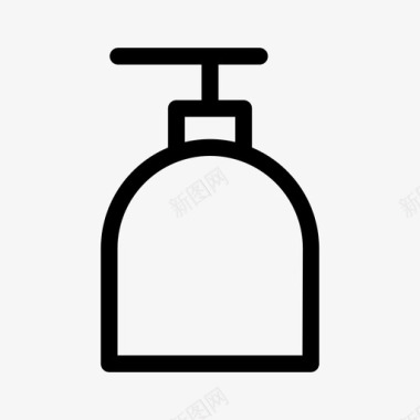 皂液器瓶装肥皂清洁图标图标