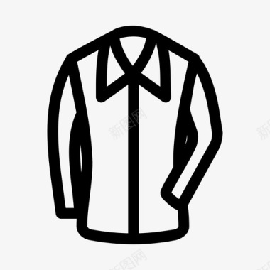 夹克衣服男式夹克图标图标