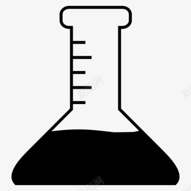 化学污染烧杯化学实验室图标图标