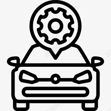 汽车装备汽车装备装备服务图标图标