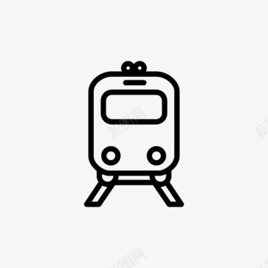 公交地铁标识地铁公共铁路图标图标