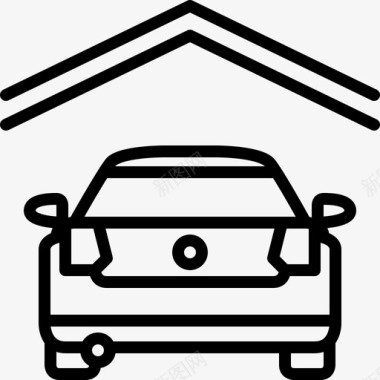 汽车小标签汽车修理厂护理保护图标图标