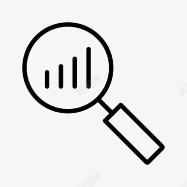 搜索引擎优化分析数据市场图标图标