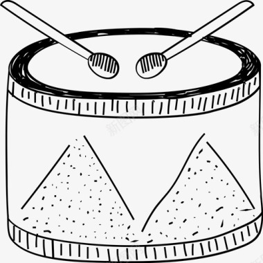 儿童产品目录鼓儿童鼓手鼓图标图标
