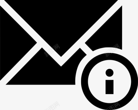 电子邮件警报电子邮件信息电子邮件消息图标图标