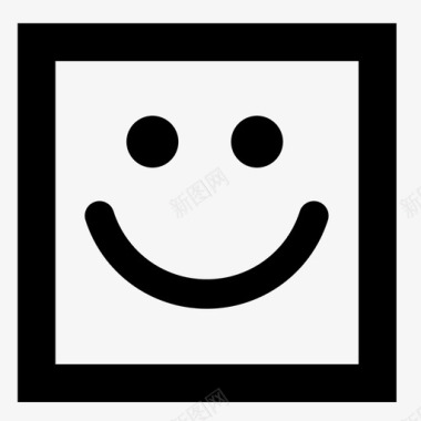 快乐快乐表情符号情感图标图标