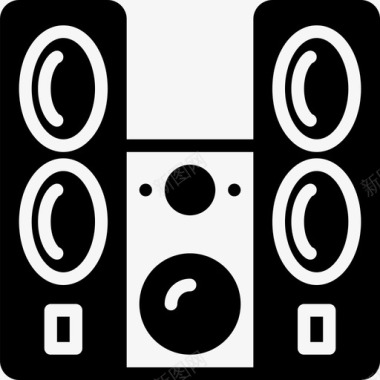 solid音响系统音频音乐图标图标