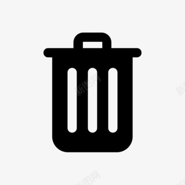 删除垃圾箱垃圾桶图标图标