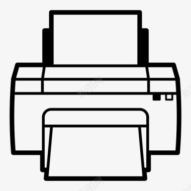 打印机激光打印机办公室打印机图标图标