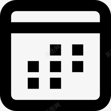 时间日历日程表时间框架图标图标