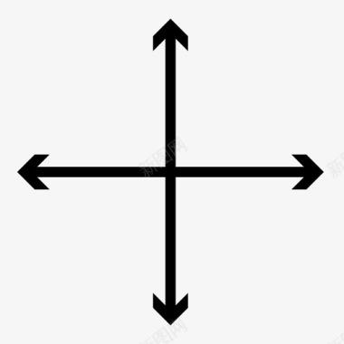 十字准星十字箭头箭头方向图标图标