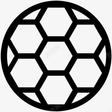 阿迪达斯运动标志手球足球运动图标图标