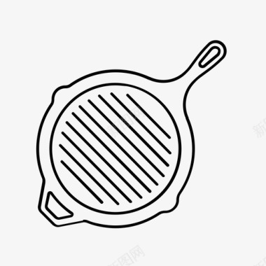 烤盘厨师炊具图标图标